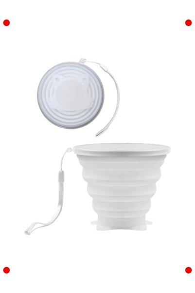 markentegra Collapsible Silicone Cup - 250ml, with Lid, Portable