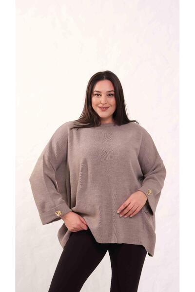 BRUGGE Gamze Moda Plus Size Knitwear Sweater