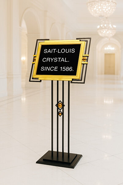 Grand City Media Hotel welcome display stand