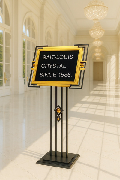 Grand City Media Hotel welcome display stand