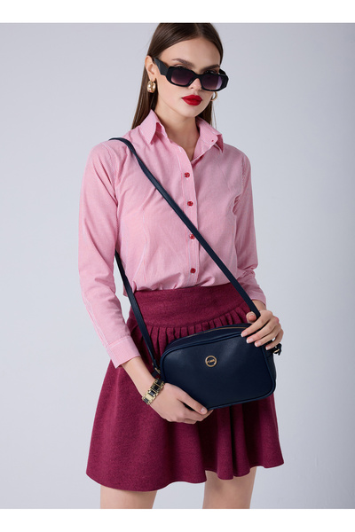 Fossil Lacivert Kadın Deri Çapraz Çanta 05FS22Y283