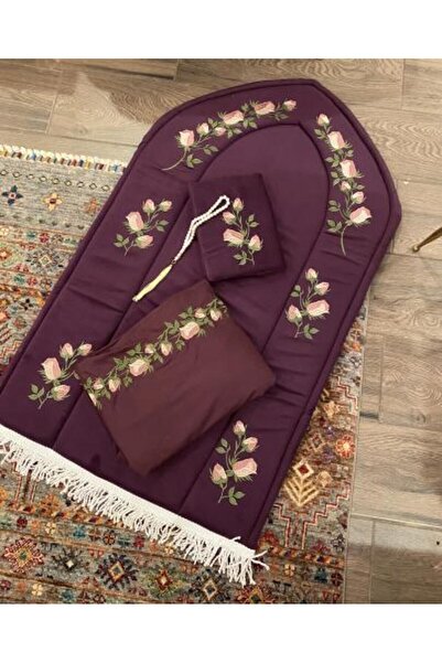 MAYAR طقم ملكي سجاد مع شرشف صلاه مع غلاف مصحف