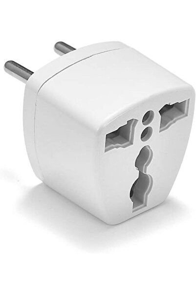 Generic Universal to European Travel Plug Adapter - Supports US and UK (UK/US/AU) Plugs - Ideal for Travel (3-Pack)