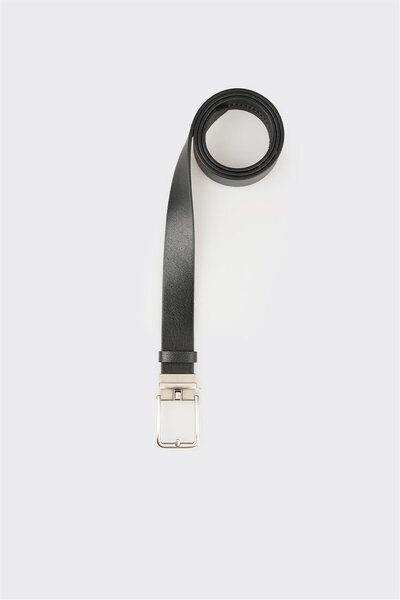 Elle Shoes Siyah Deri Erkek Kemer