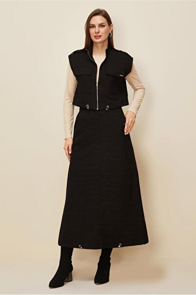 Alvina Skirted Jacquard Suit 46101