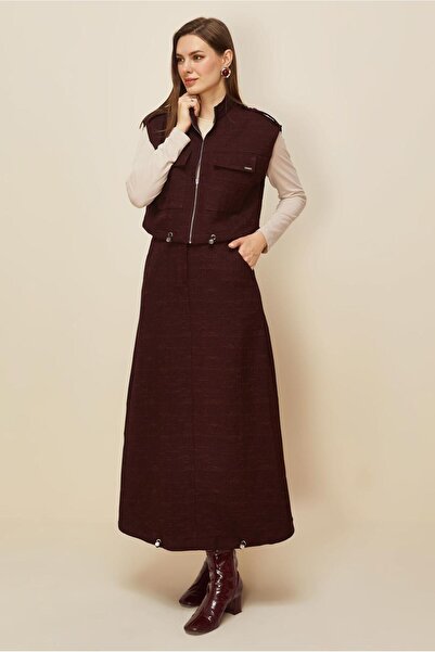 Alvina Skirted Jacquard Suit 46101