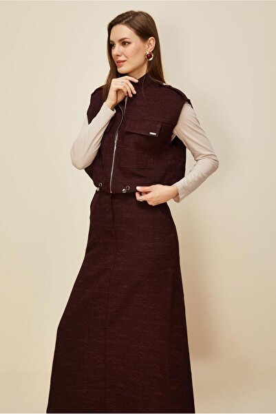 Alvina Skirted Jacquard Suit 46101