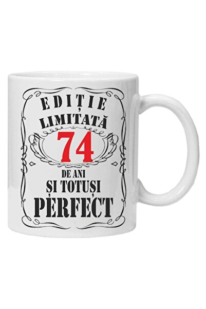 CRD PRINT Personalized White Mug 'limited edition', 74 years, CRD PRINT, 330ml