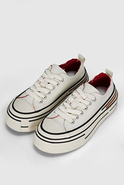 Lufian 121230039 Elena Canvas Unisex Sneaker Shoes Beige