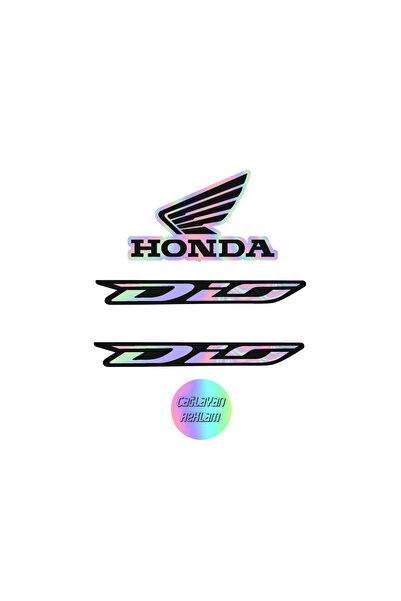 Çağlayan Reklam Honda Dio HOLOGRAM Grenaj Sticker Set