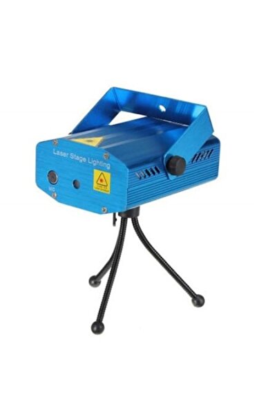 Gaia Laser Projector with Metal Housing, Colorful Light Show, Projects Different Shapes, Blue
