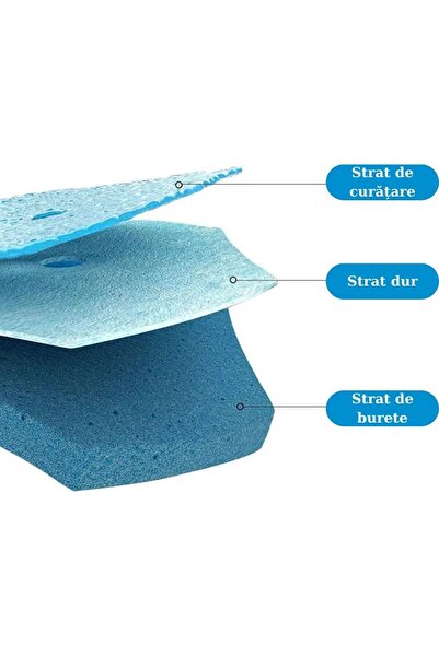 DISTINCTIVE MARETY SRL Set of 16 toilet brush refills with detergent, disposable heads