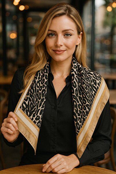 FELLMENS Flr19 Patterned Women's Scarf 90X90 cm