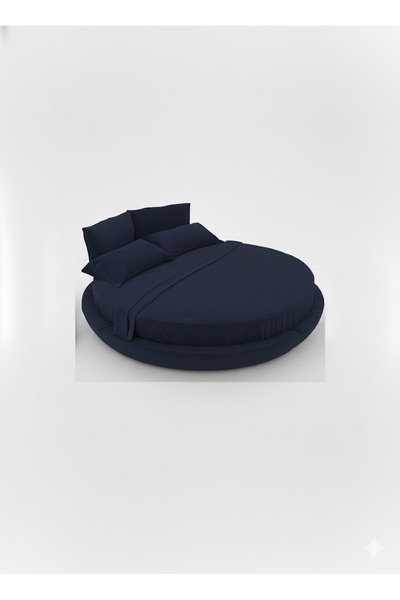 Alpateks Home Elastic Sheet Set with Diameter Options Special for Round Beds ...