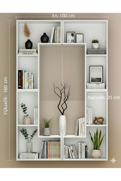 TRM1 TRM Modern Çok Amaçlı Duvar Rafı