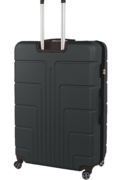 Travel Way JJ Black 24 Inch (61 cm) ABS Hardshell Spinner Luggage