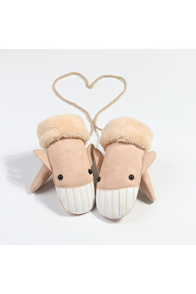 NO BRAND Children's gloves, warm for autumn and winter, sleeveless gloves wit...