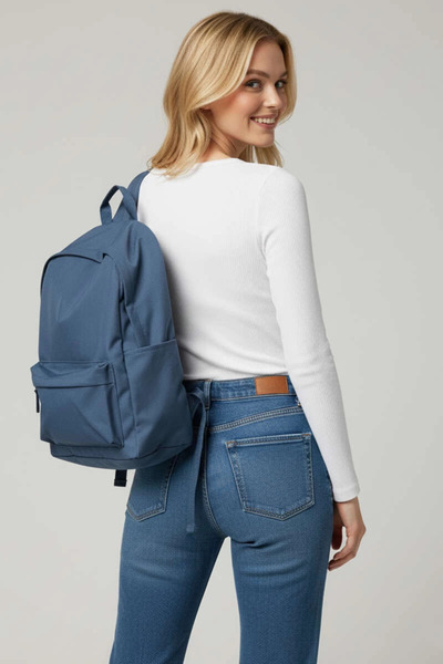 ZENGEZUR MALL Nrzsnt Blouse with Snap Fasteners White T4343 (92838) (Size: S)