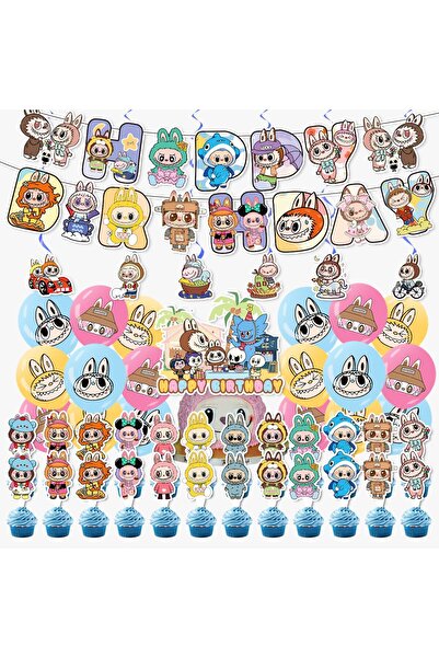 NO BRAND ديكورات حفلات أعياد الميلاد والعطلات ذات طابع لابوبو، بما في ذلك مجم...