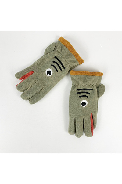 NO BRAND Outdoor cycling gloves, with fleece lining for warmth, non-slip and ...