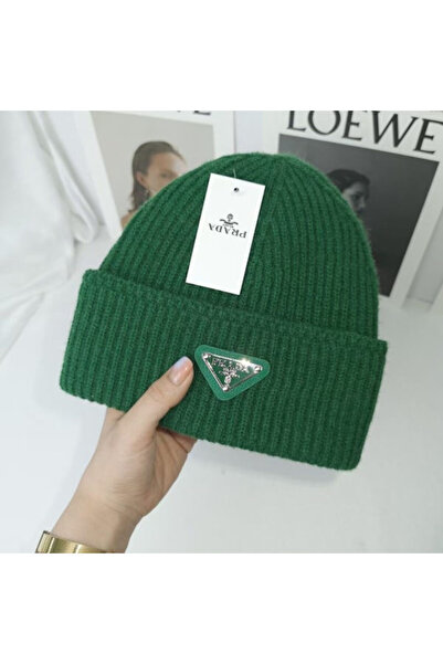 NO BRAND wool hat, warm knitted hat with round peak casual earflaps for fall/...