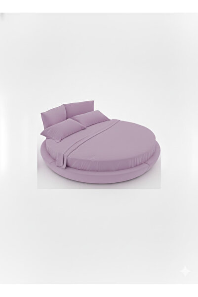 Alpateks Home Elastic Sheet Set with Diameter Options Special for Round Beds ...