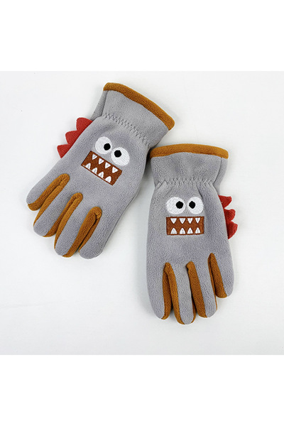 NO BRAND Outdoor cycling gloves, with fleece lining for warmth, non-slip wate...