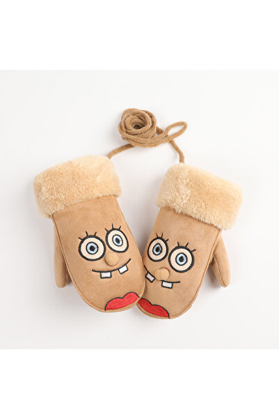 NO BRAND Children's gloves, warm for autumn and winter, with fleece lining an...