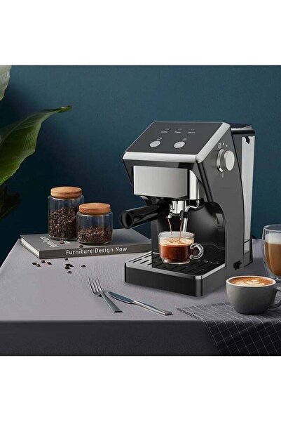 Generic Espresso Coffee Machine 20 Bar 4in1 Capsule Espresso Maker - Black