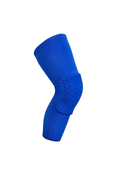 crt Genunchiera elastica fagure, CRT, Premium Sport, Unisex, Albastru, Lungime 37 cm, Marime XS