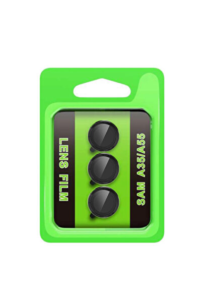 Samsung Galaxy A35 5g Raze Metal Kamera Lens - Siyah