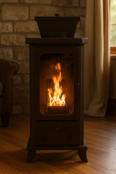 İHS TEK CAMLI PELE ŞÖMİNESİ