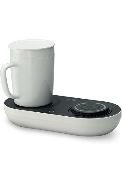Generic Coffee Mug Warmer Drink Cooler with Wireless Charger - Warming, Cooling & Charging All-in-1