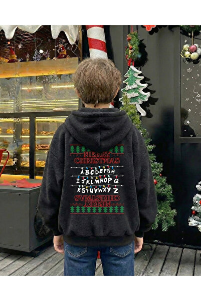 Touz Moda Christmas Design 3 Thread Thick Young Sweatshirt