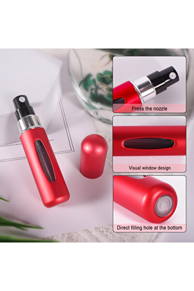 MaffStuff Set of 3 perfume spray bottles, 5 ml, reusable for travel