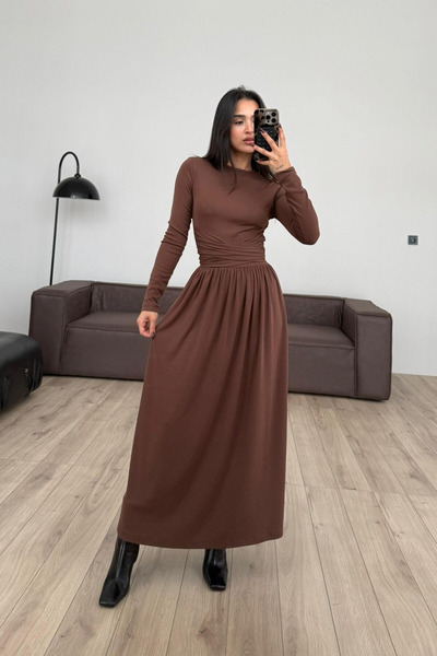 My Blog Rochie maro cu curea în talie - 4988