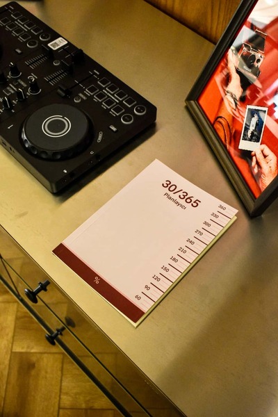 Paper Lab Studio دفتر تخطيط الأهداف لمدة 30 يومًا (A5)