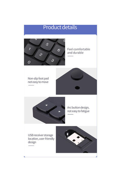 Generic Portable Wireless Numeric Keyboard