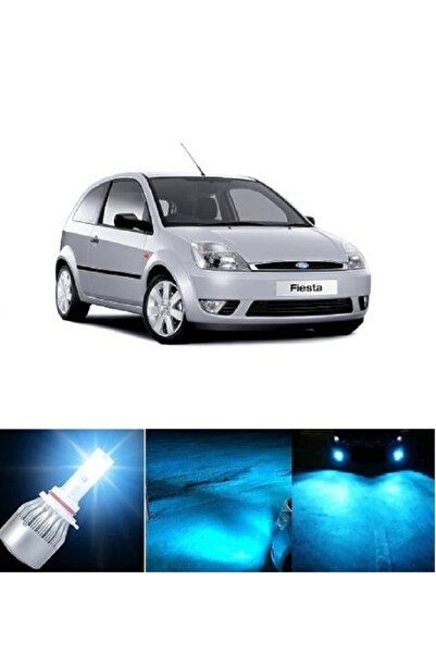 Skygarage Ford Fiesta Buz Mavisi Led Xenon Sis Farı Ampulü H11 8000K