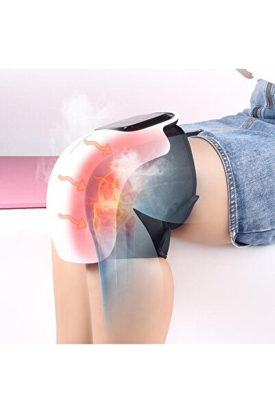 Tradeo جهاز تدليك الركبة الكهربائي المُدفأ - 3 مستويات حرارة للراحة وتخفيف ال...