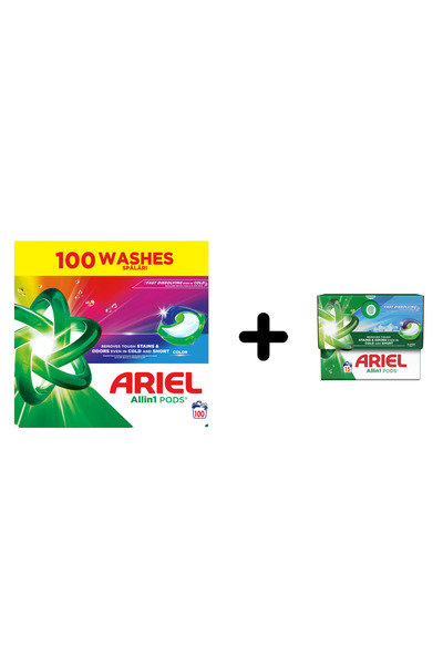 Ariel Color Allin1, 100 Capsules + Alpine 15 Capsules