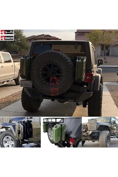 Raco Fuel Can for Gasoline, Diesel and Other Liquids Metal Jerry Can Green (10 L)