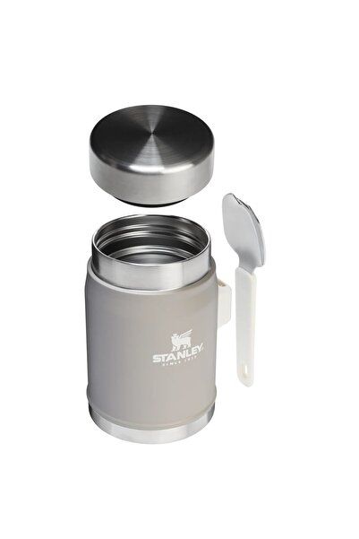 Stanley Classic Stainless Steel Food Thermos with Spoon 0.40 Lt - Ash