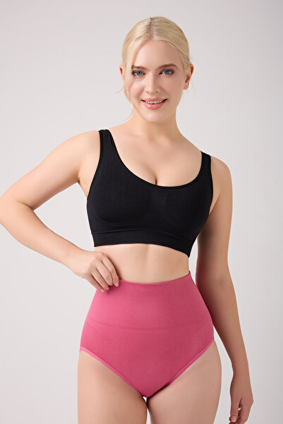 MİSTİRİK Mabet High Waist εφέ σύσφιξης Αποτελεσματικό Συσφιγκτικό Χρώμα Dusty Rose