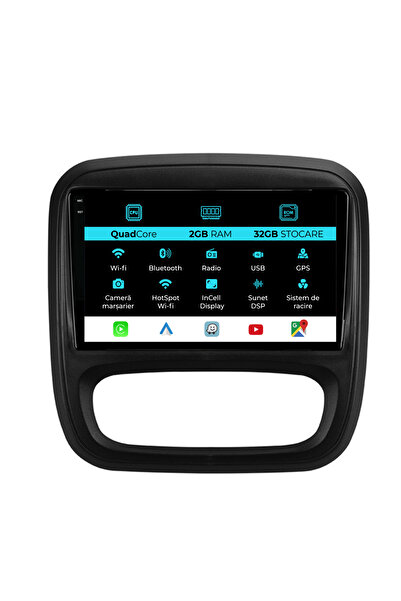 NavStore Navigation Opel Vivaro/Renault Trafic/Fiat Talento (2014-2018), 9 Inch, 2Gb Ram, 32Gb Storage, Carplay
