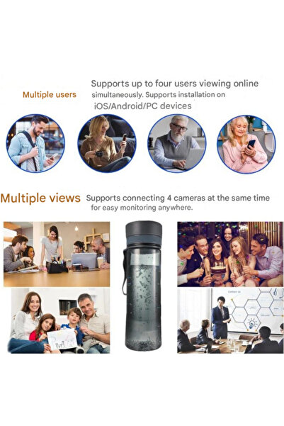 Electronic SPY Wifi Water Cup Camera 1080P – Hidden, Night Vision for Blackberries Market (Fruit)