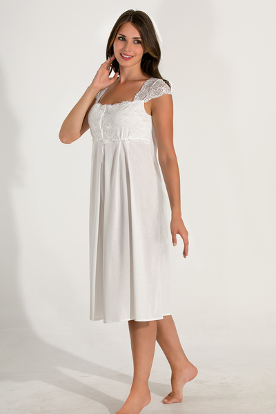 LORIAN'S 2092 Maternity Nightgown and Dressing Gown Set