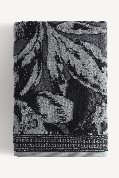 Cherx Caressa Фарбована нитка 2-х комплект рушників для ванної кімнати Антрацит 76x150