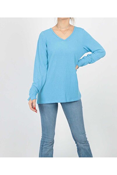 fransa Blouse, Blue