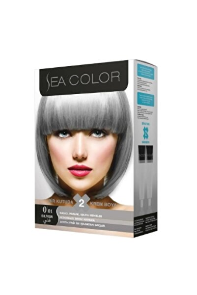 MATMEL Sea Color Kit Saç Boyası Füme Gri Silver 0.01 1 Adet